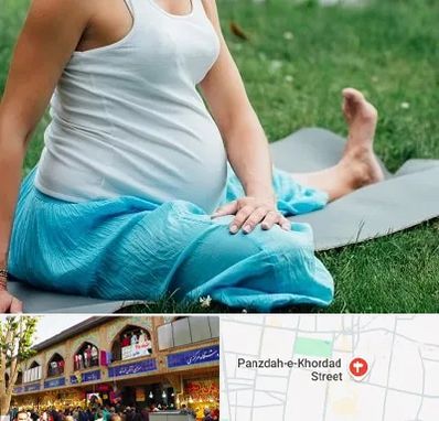 کلاس یوگا بارداری در 15 خرداد