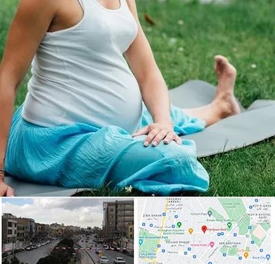 کلاس یوگا بارداری در بلوار فردوسی مشهد