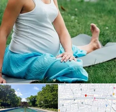 کلاس یوگا بارداری در هشت بهشت اصفهان