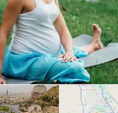 کلاس یوگا بارداری در فرهنگ شهر شیراز