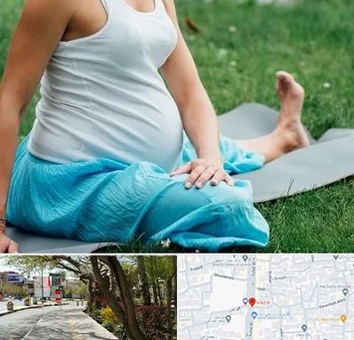 کلاس یوگا بارداری در خیابان توحید اصفهان