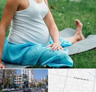 کلاس یوگا بارداری در کامرانیه