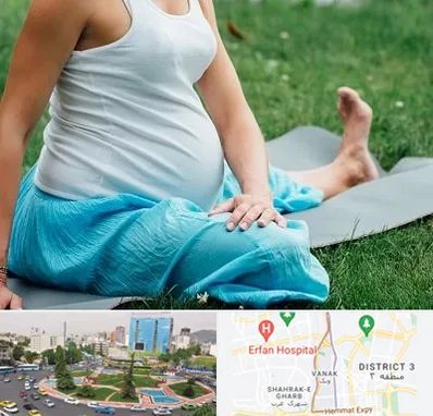 کلاس یوگا بارداری در ونک تهران