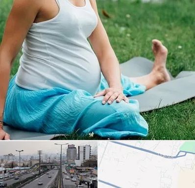 کلاس یوگا بارداری در بلوار ارتش