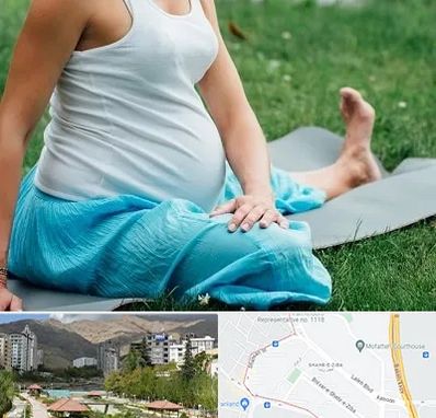 کلاس یوگا بارداری در شهر زیبا