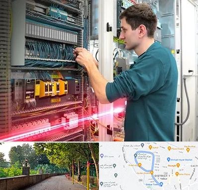 ساخت تابلو برق در فلکه گاز رشت