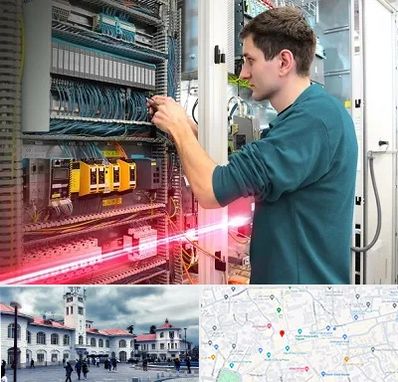 ساخت تابلو برق در میدان شهرداری رشت