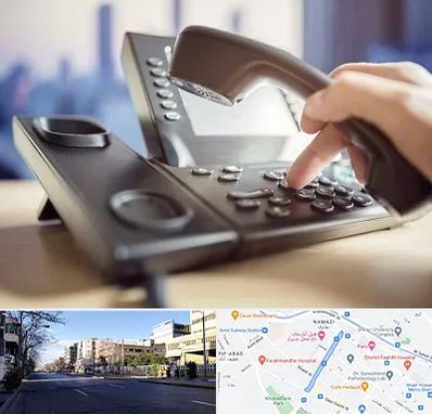 تعمیر تلفن و سانترال در خیابان ملاصدرا شیراز