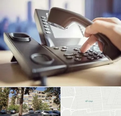 تعمیر تلفن و سانترال در دولت آباد