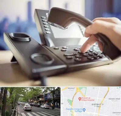 تعمیر تلفن و سانترال در ظفر 