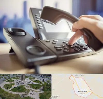 تعمیر تلفن و سانترال در ورامین