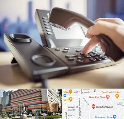 تعمیر تلفن و سانترال در سهروردی 