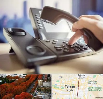 تعمیر تلفن و سانترال در ولیعصر 