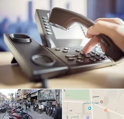 تعمیر تلفن و سانترال در چهارراه استانبول