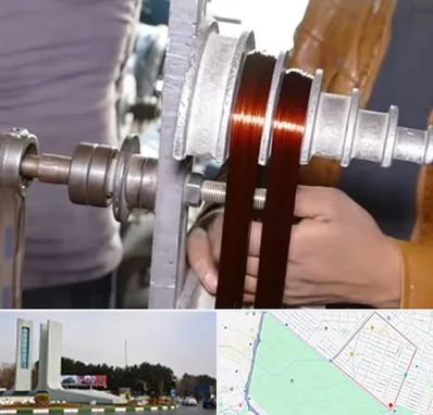 سیم پیچی در بلوار فلسیطین مشهد