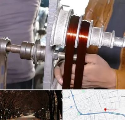 سیم پیچی در ابوریحان تبریز