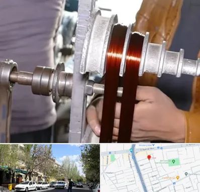 سیم پیچی در کوی فیروز تبریز