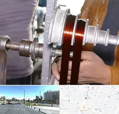 سیم پیچی در بلوار کلاهدوز مشهد