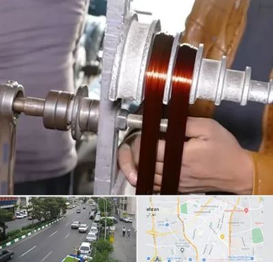 سیم پیچی در ستارخان 