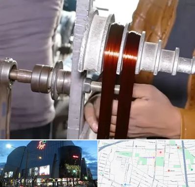 سیم پیچی در بلوار اباذر