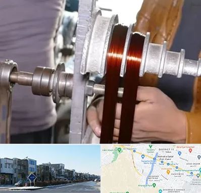 سیم پیچی در شریعتی مشهد