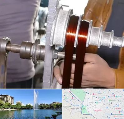 سیم پیچی در کوهسنگی مشهد