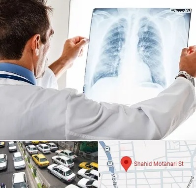 دکتر متخصص ریه در مطهری تهران
