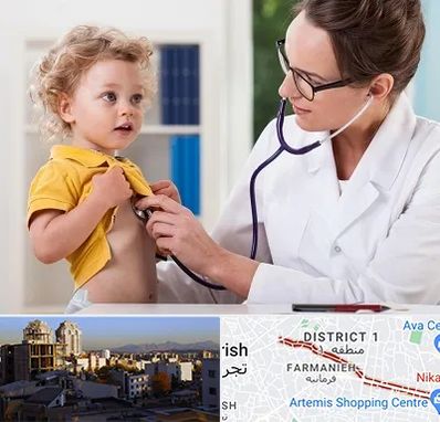 دکتر ریه کودکان در فرمانیه 