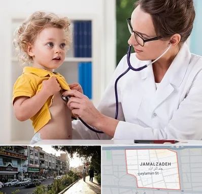 دکتر ریه کودکان در خیابان جمالزاده