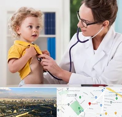 دکتر ریه کودکان در هنگام 