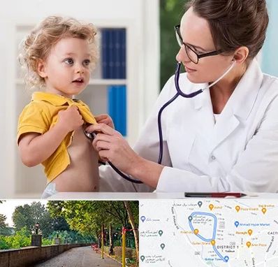 دکتر ریه کودکان در فلکه گاز رشت