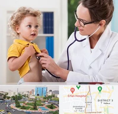 دکتر ریه کودکان در ونک 