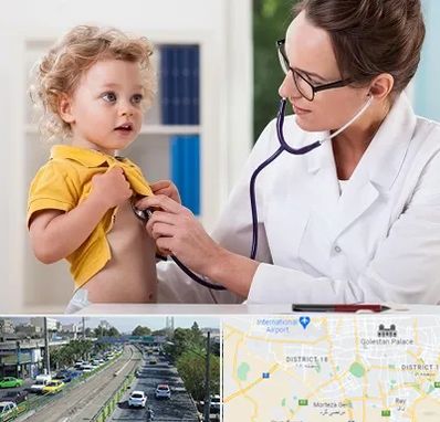 دکتر ریه کودکان در جنوب تهران 