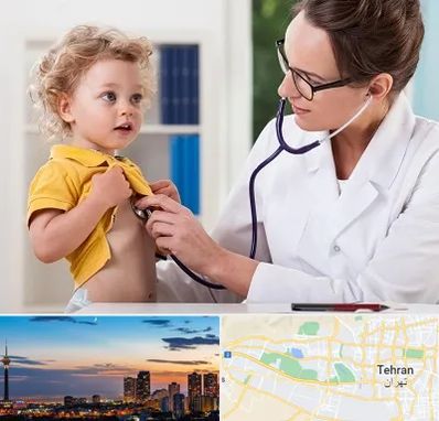 دکتر ریه کودکان در غرب تهران 