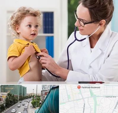 دکتر ریه کودکان در بلوار فرحزادی