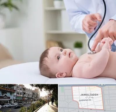 دکتر ریه اطفال در خیابان جمالزاده