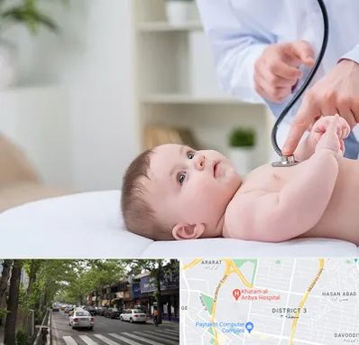 دکتر ریه اطفال در ظفر 