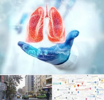 بیمارستان ریه در فاطمی 