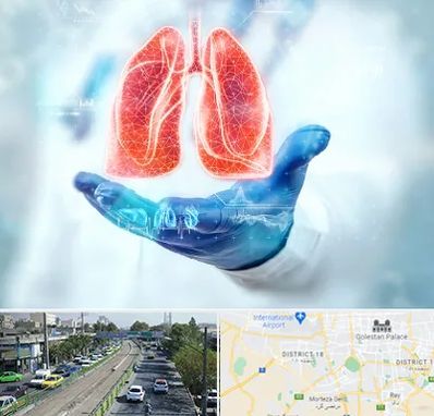 بیمارستان ریه در جنوب تهران 