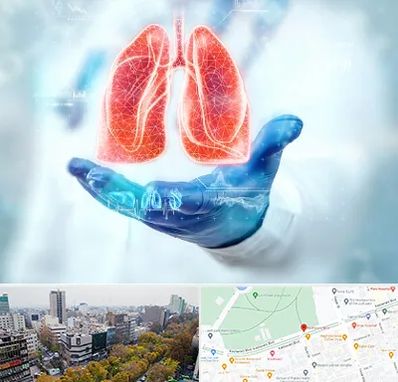 بیمارستان ریه در بلوار کشاورز 