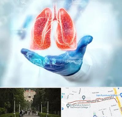 بیمارستان ریه در بلوار معلم رشت 