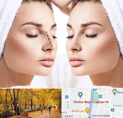 عمل بینی در چهارباغ اصفهان