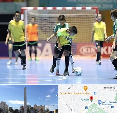 سالن فوتسال در فلکه گاز شیراز