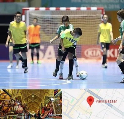 سالن فوتسال در بازار وکیل شیراز