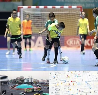 سالن فوتسال در میدان انقلاب