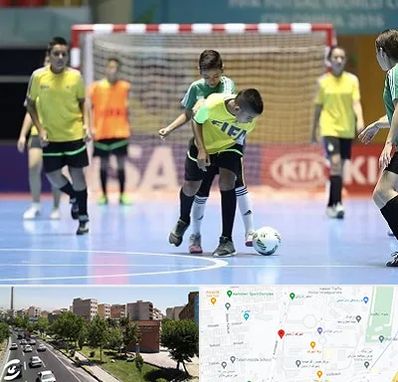 سالن فوتسال در شهرک آزمایش