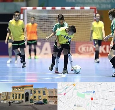 سالن فوتسال در زنبیل آباد قم