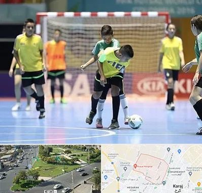 سالن فوتسال در شاهین ویلا کرج