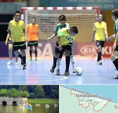 سالن فوتسال در عباس آباد