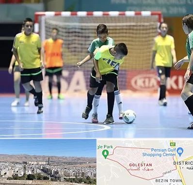سالن فوتسال در شهرک گلستان شیراز
